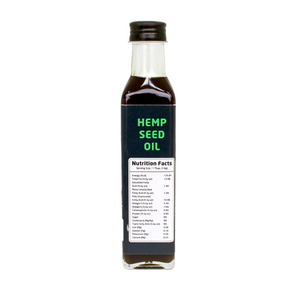Hemp Seed Oil Back Label