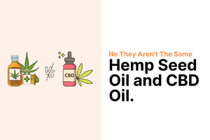 Hemp Seed Oil and CBD Oil. No they aren't the same thing