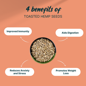 Four Benefits of Toasted Hemp Seeds