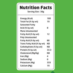 Nutrition facts of hemp hearts