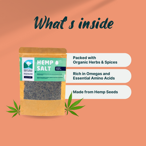 Health benefits of hemp seed salt